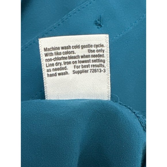 A.N.A. A New Approach Black Red Purple Geometric Print Roll Tab Sleeves Size XL - Picture 9 of 9